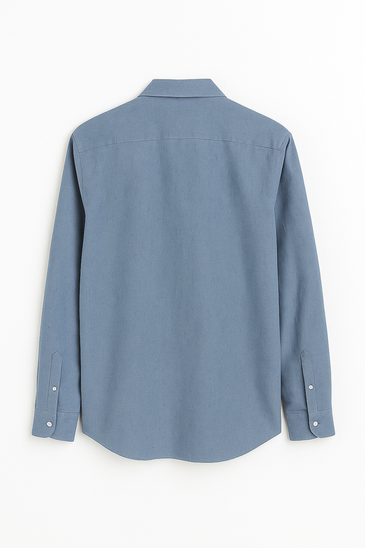 Signature Linen Shirt - Blue