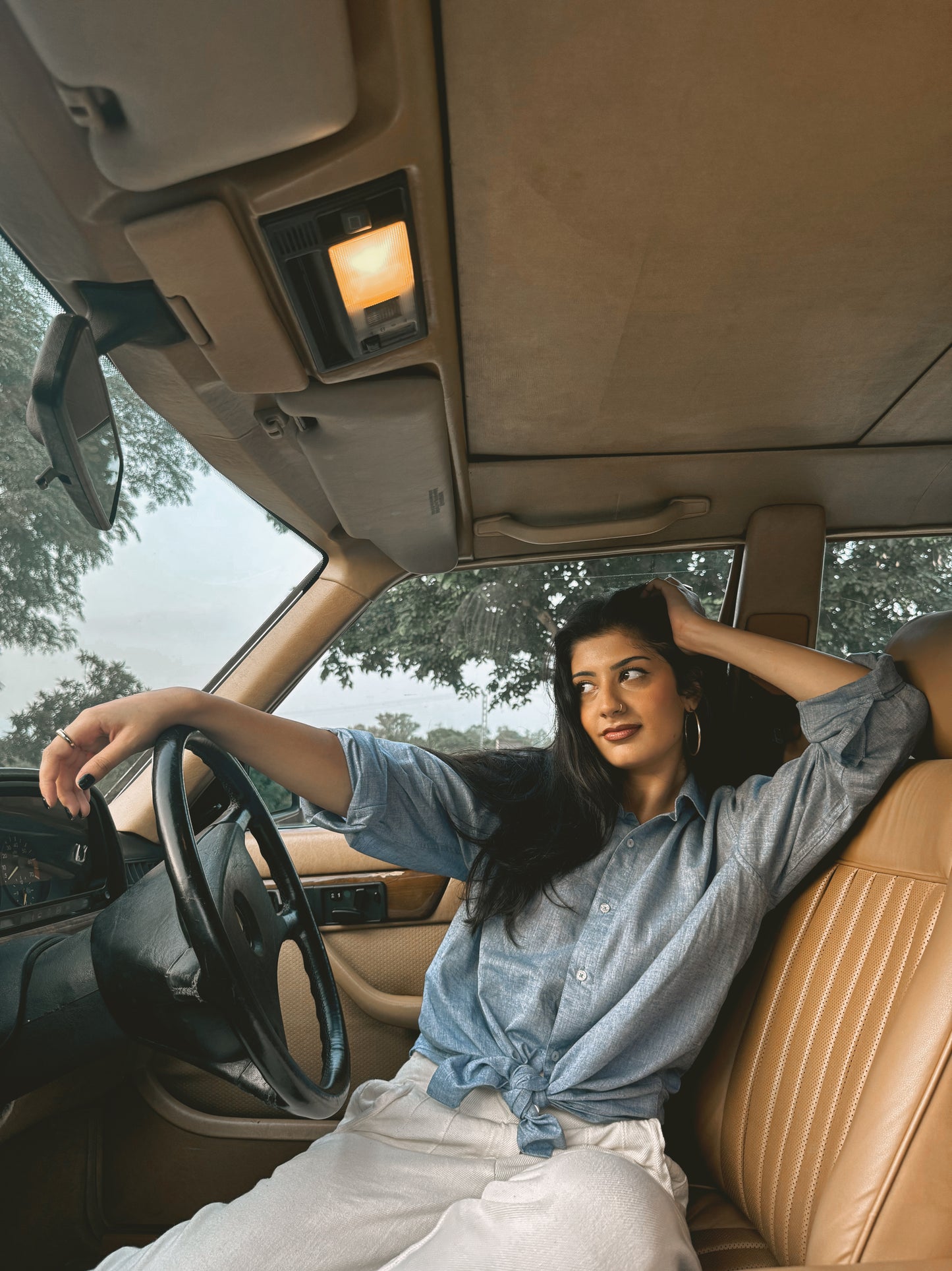 Signature Linen Shirt - Blue