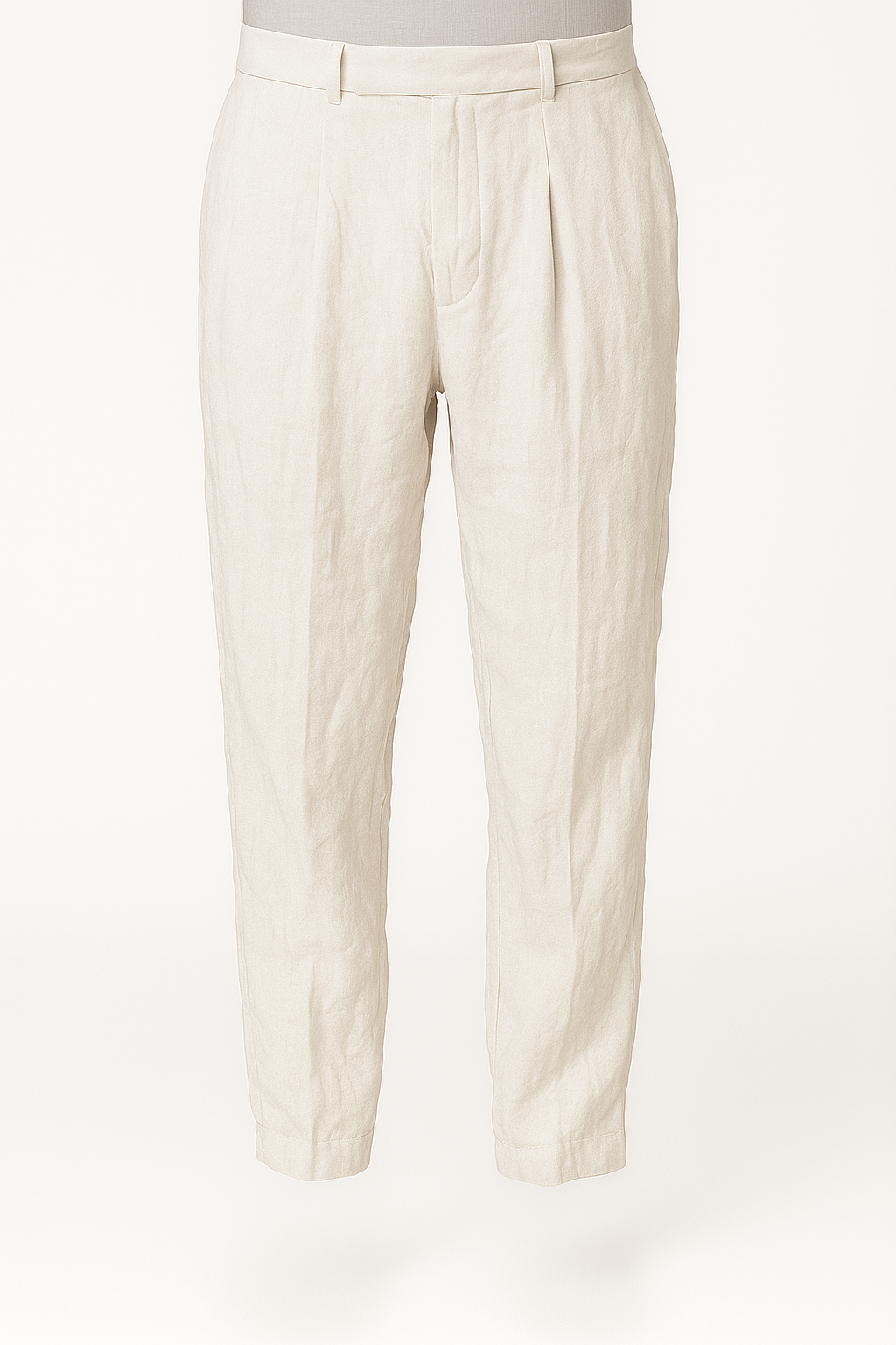 Signature Linen Pants - White