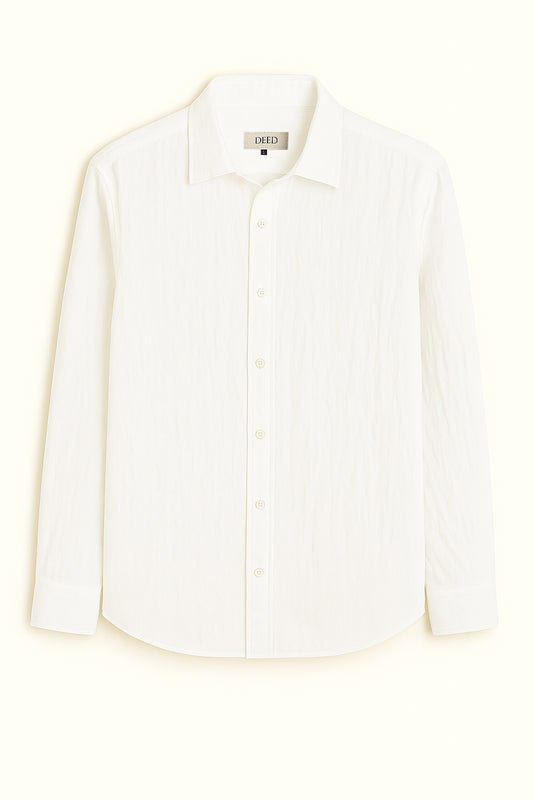 Signature Linen Shirt - White