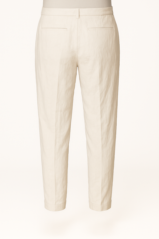 Signature Linen Pants - White